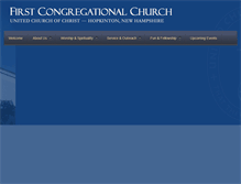 Tablet Screenshot of firstchurchhopkinton.org